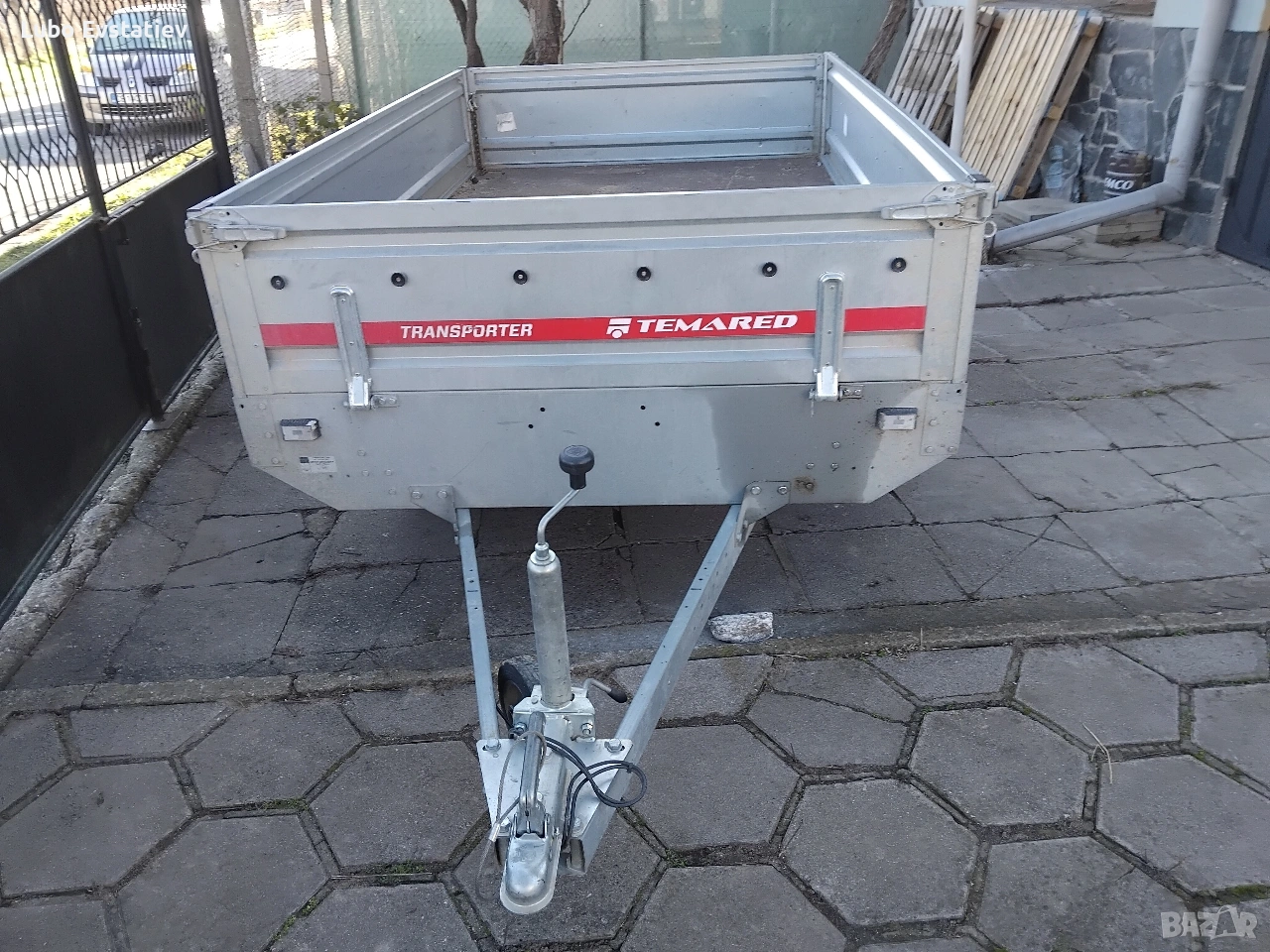 двуосно ремарке на ресьори, снимка 1