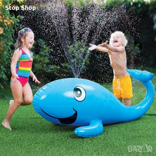 НОВО Воден разпръсквач надуваем Октопод/Кит Водно забавление , снимка 1