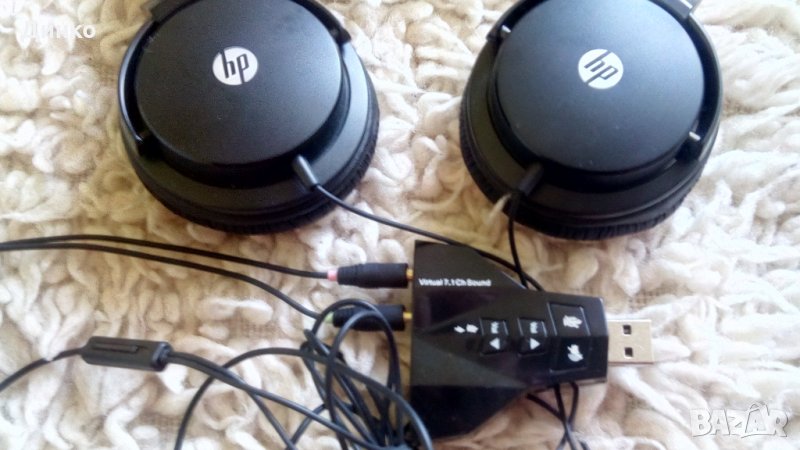 Слушалки и звукова карта, снимка 1