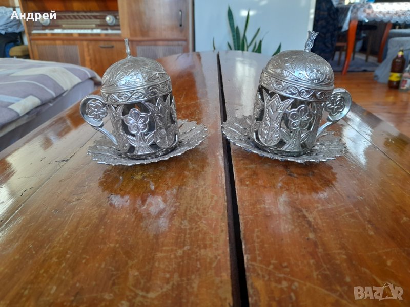 Стар подстакан,подстакани #2, снимка 1