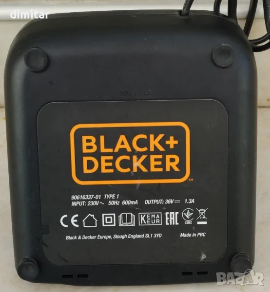 Зарядно Black&Decker 90616336-01 36V, снимка 1