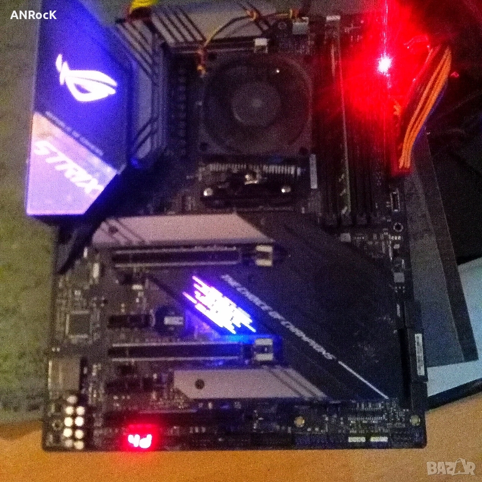дънна платка Asus rog strix x570 e gaming с проблем, снимка 1