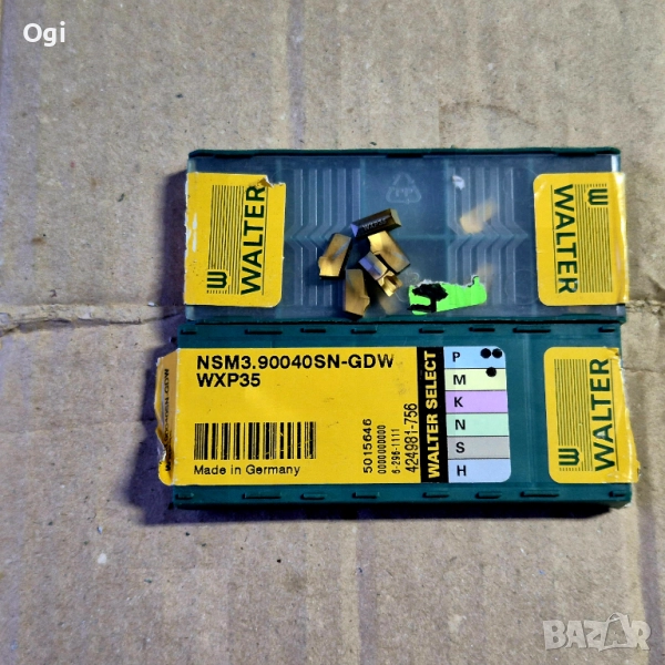 Твърдосплавни пластини WALTER пластини твърдосплавни , снимка 1