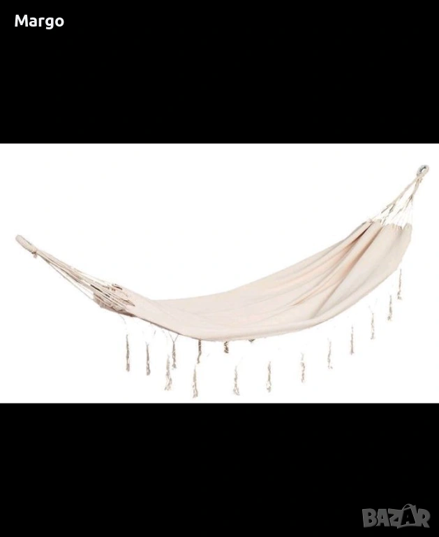 бежов бохо памучен хамак boho, снимка 1