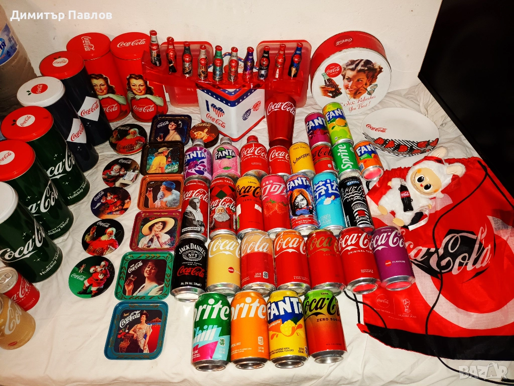 Кока Кола/Coca Cola артикули-чаши,кутии,кенчета,алуминиеви бутилки, снимка 1