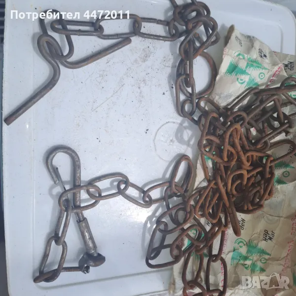 🧲 УНИКАЛЕН РЕТРО СИНДЖИР „НАР МАГ“ – 2 МЕТРА ВРЕМЕ, ЗАПЕЧАТАНО В МЕТАЛ, снимка 1