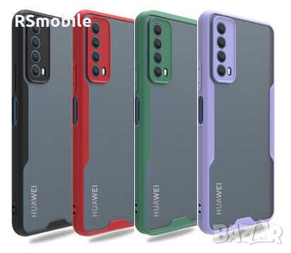 Huawei P Smart 2021 - Силиконов Матов Кейс Гръб, снимка 1