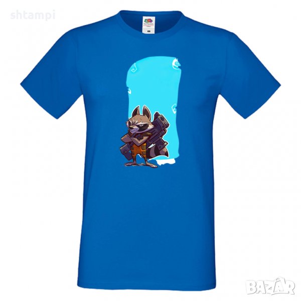 Мъжка тениска Marvel Rocket Racoon 1  Игра,Изненада,Подарък,Геймър,, снимка 1