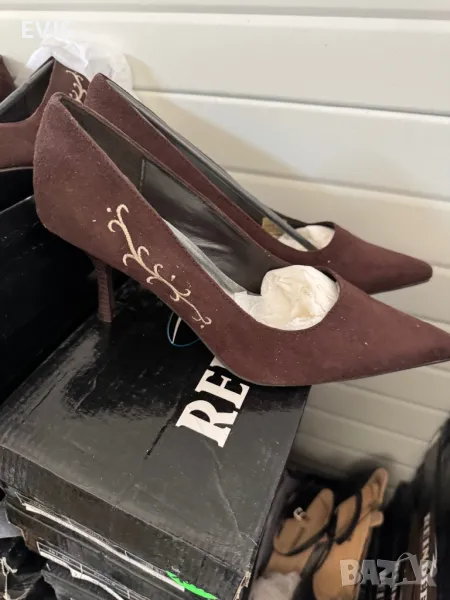 Велурени токове в кафяв цвят, снимка 1