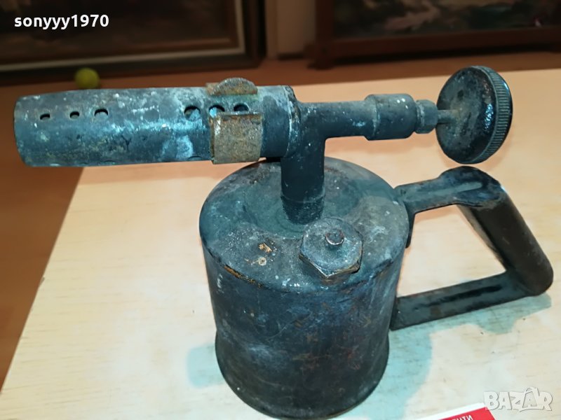 стара бензинова лампа от франция 2408211258, снимка 1