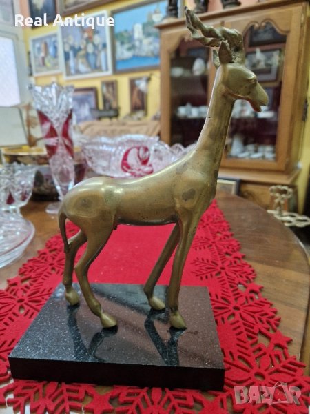 Страхотна антикварна френска бронзова фигура статуетка , снимка 1