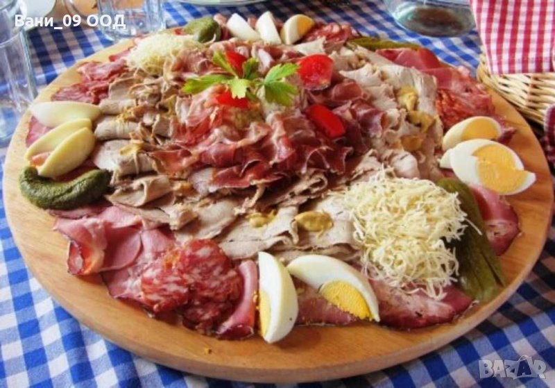 За по-модерна трапеза! Въртящо се бамбуково плато за мезета!, снимка 1