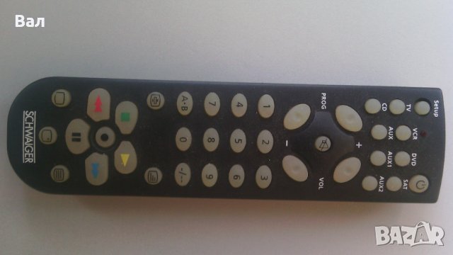 Дистанционно за TV/CD/VCR/DVD/SAT SCHWAIGER, снимка 1