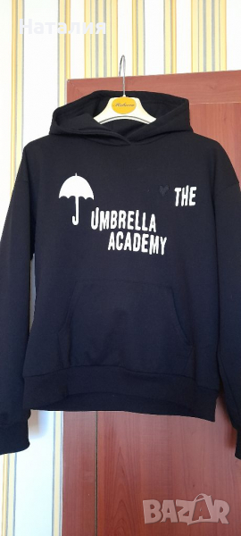 Черно худи Academy Umbrella, снимка 1
