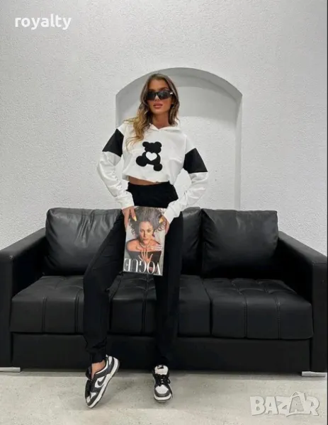 Дамски спортен комлект с мече Различни цветове , снимка 1