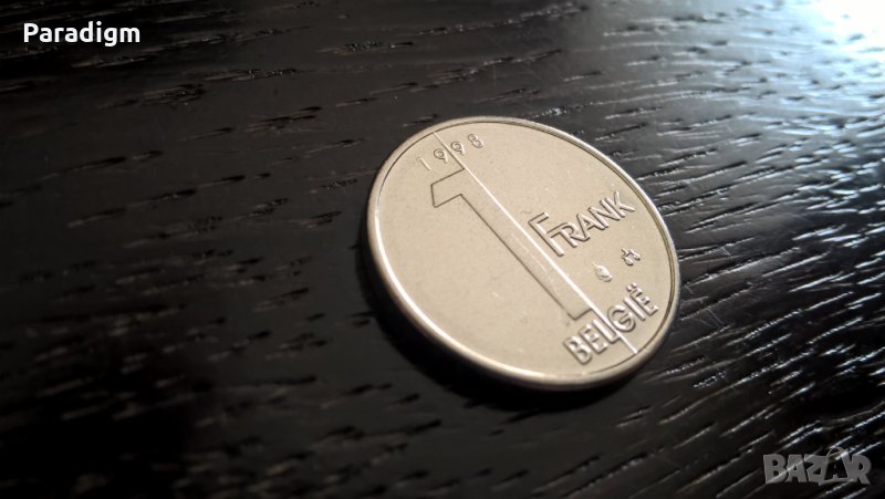 Монета - Белгия - 1 франк | 1998г., снимка 1