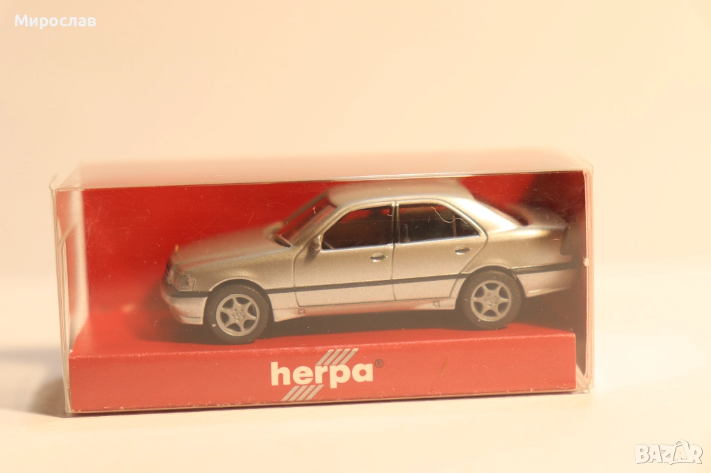 HERPA 1/87 H0 MERCEDES BENZ C ИГРАЧКА КОЛИЧКА МОДЕЛ, снимка 1