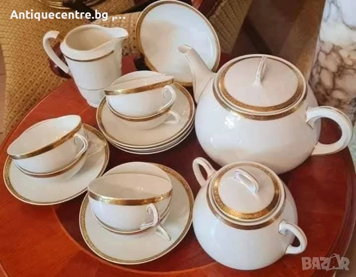 EPIAG D.F.,  Чехословакия. Елегантелен комплект за чай ,капучино  за 6 души. , снимка 1