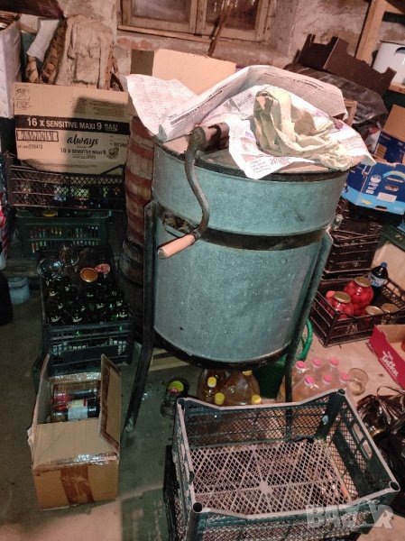 🍯Поцинкована центрофуга за мед 4 рамкова - перфектна!, снимка 1