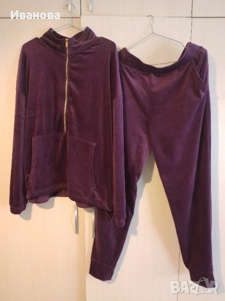 плюшен плътен комплект, снимка 1