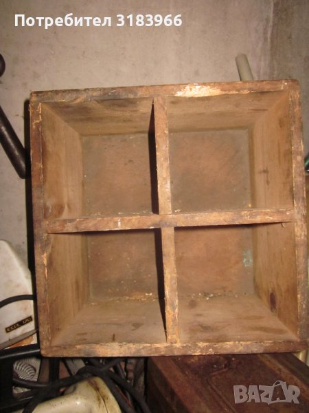 дървена кутия 30 х 30 , снимка 1
