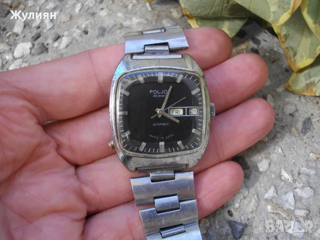  КОЛЕКЦИОНЕРСКИ ЧАСОВНИК ПОЛЕТ POLJOT AUTOMATIC , снимка 3 - Антикварни и старинни предмети - 55752572
