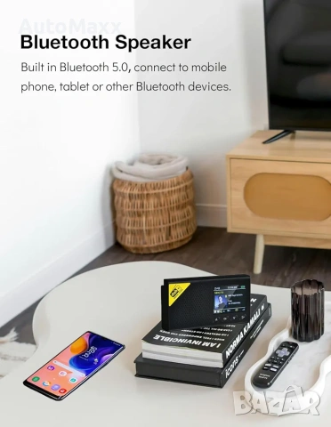 Преносимо DAB радио, DAB + цифрово радио с Bluetooth, малко преносимо DAB радио, FM радио , снимка 7 - Радиокасетофони, транзистори - 54205777