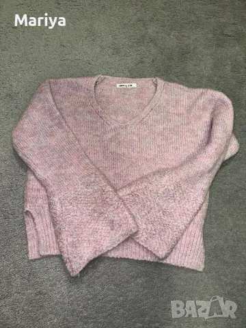 Пуловер в розово, снимка 2 - Блузи с дълъг ръкав и пуловери - 48489584