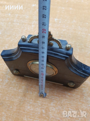 Каминен часовник будилник LFS, снимка 6 - Антикварни и старинни предмети - 53940477