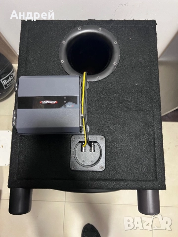 Бас каса и усилвател MTM, снимка 2 - Тонколони - 52453639