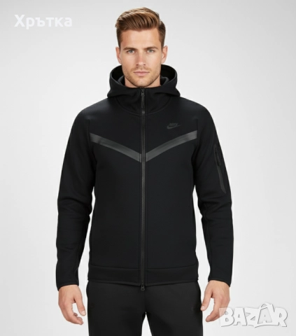 Nike Tech Fleece - Оригинално мъжко горнище размер S, снимка 1