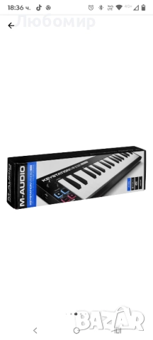 Компактен MIDI контролер M-Audio Keystation Mini 32, снимка 4 - Пиана - 52335484