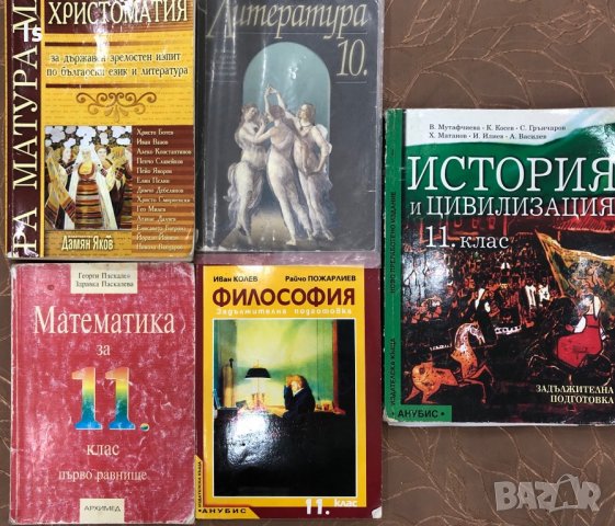 Учебници за 10,11 клас и държ. зрел. изпити, снимка 1 - Учебници, учебни тетрадки - 30180166