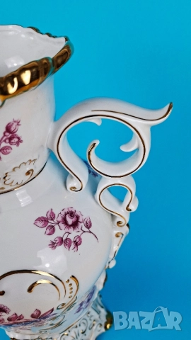 Порцеланова ваза - Hollohaza, Унгария, снимка 3 - Вази - 52136868