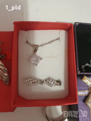 Нови сребърни обеци, синджири и пръстени, снимка 7 - Обеци - 48159487