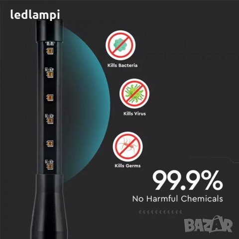 Портативна LED UV Лампа За Дезинфекция 14W, снимка 2 - Други - 29191129