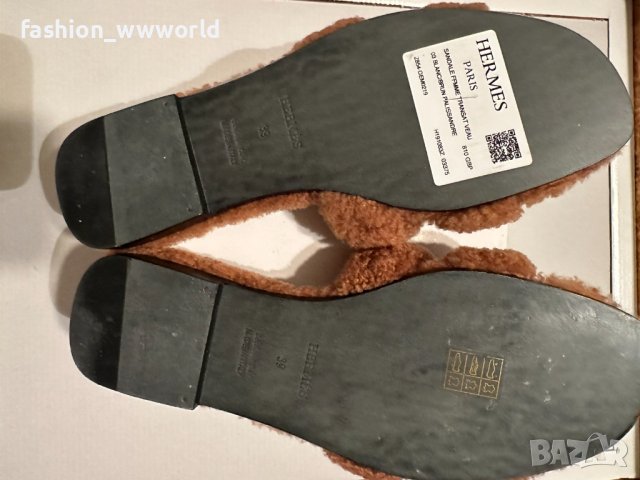 Пухени чехли Hermes 39 реплика, снимка 5 - Чехли - 42301209