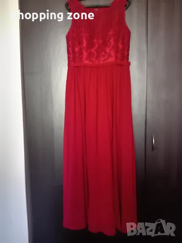 Официална рокля Mascara London бордо, снимка 3 - Рокли - 47270696