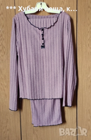  💥 ИзГоДнО 💥Чудесна дамска пижама памук2-3ХЛ PLUS SIZE. 💥НоВа💥, снимка 4 - Пижами - 52378975