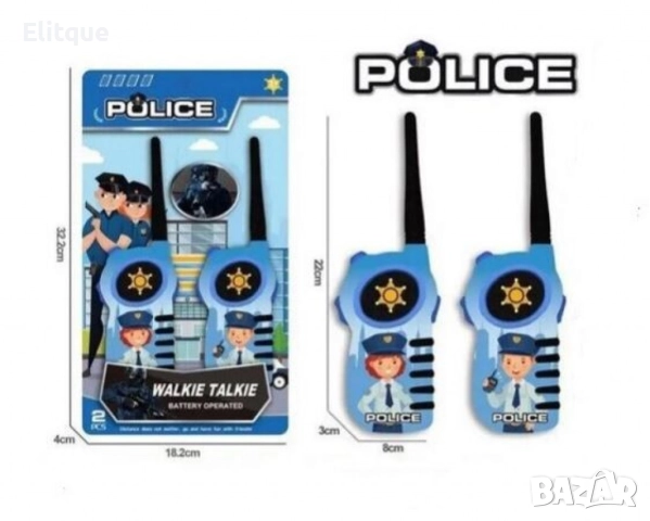 Комплект за игра уоки токи Police Station, снимка 2 - Други - 52745177
