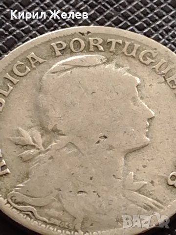 СРЕБЪРНА МОНЕТА 50 сентавос 1928г. Португалия УНИКАТ за КОЛЕКЦИОНЕРИ 30352, снимка 3 - Нумизматика и бонистика - 40150523