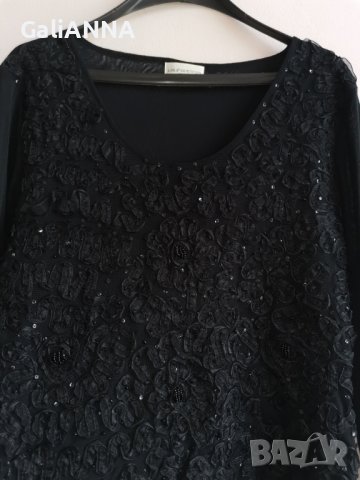 СТРАХОТНА ЕФЕКТНА БЛУЗА РАЗМЕР  XL, снимка 2 - Туники - 37688015