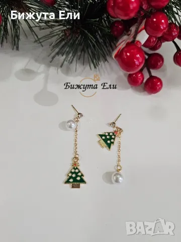 Коледни обеци 03