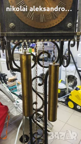 френски винтидж часовник ковано желязо , снимка 4 - Антикварни и старинни предмети - 50080488