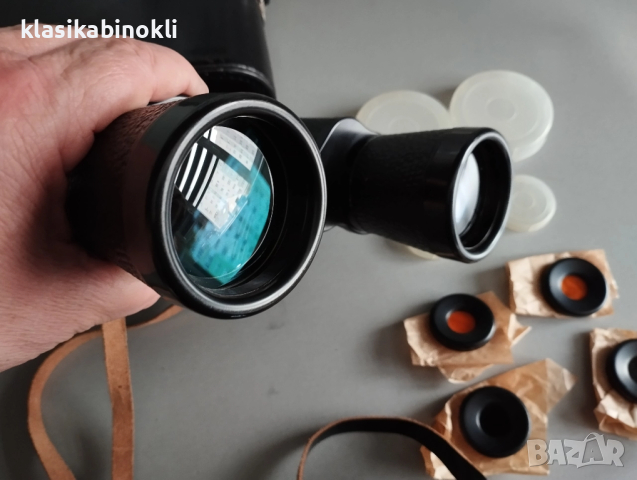 ТОП НОВ Съветски Бинокъл-БПВ1 7х50-MADE IN СССР, снимка 8 - Екипировка - 52823360