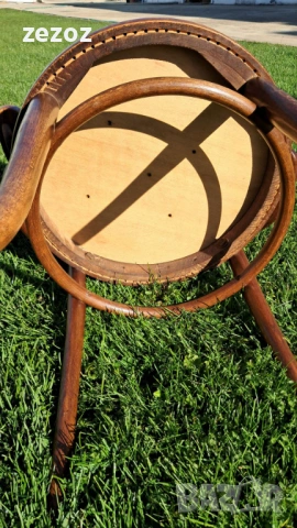 Оригинален антикварен стол THONET, снимка 7 - Столове - 53962434