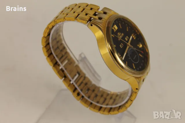 Мъжки Ръчен Кварцов Часовник ASTRON Лунна Фаза Пойнтер Дата, снимка 6 - Мъжки - 49761626