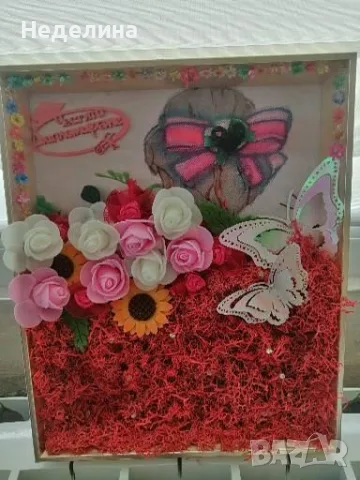 Картини с мъх и цветя , снимка 5 - Картини - 52079612