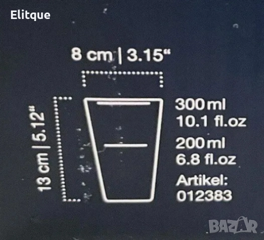 Комплект от 8 прозрачни 330 ml чаши Leonardo Toscana за всякакви поводи, снимка 5 - Чаши - 52744352