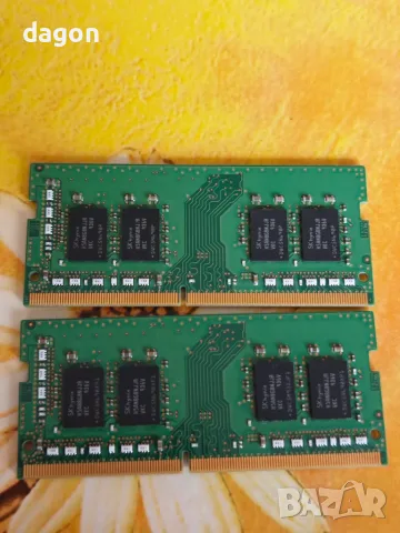 2 броя Памет Samsung, SO-DIMM, DDR4, 2666 MHz, 4GB, CL19, PC4-21300, 1.2V, M471A5244CB0-CTD, снимка 2 - RAM памет - 56181838